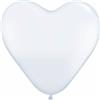 Globo corazón blanco