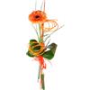 Gerbera naranja decorada