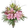 Ramo de lilium rosa