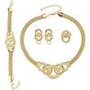 Conjunto de joyas geométr