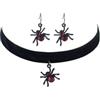 Set de joyas de metal neg