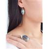 Set de joyas de metal pla