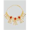 Collar de oro sintético d